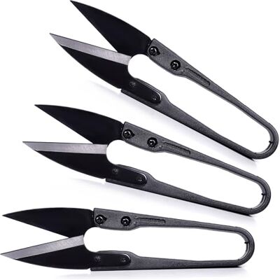 Grow Expert Conjunto de mini tesouras de podar de 3 peças tesouras afiadas de aço inoxidável para o cuidado de plantas e trabalhos de precisão ideal para podar brotos, folhas e cordões (preto) Grow Expert Conjunto de mini tesouras de podar de 3 peças tesouras afiadas de aço inoxidável para o cuidado de plantas e trabalhos de precisão ideal para podar brotos, folhas e cordões (preto)