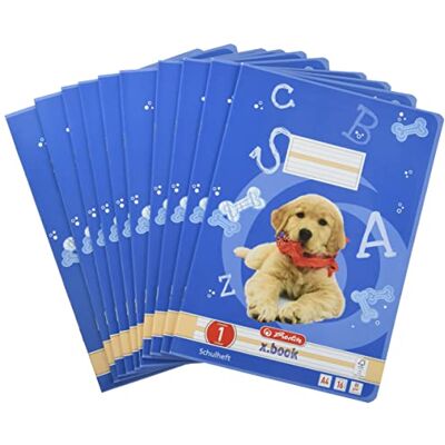 herlitz 3321601 Lote de 10 cadernos de linhas (DIN A4, 16 folhas) herlitz 3321601 Lote de 10 cadernos de linhas (DIN A4, 16 folhas)
