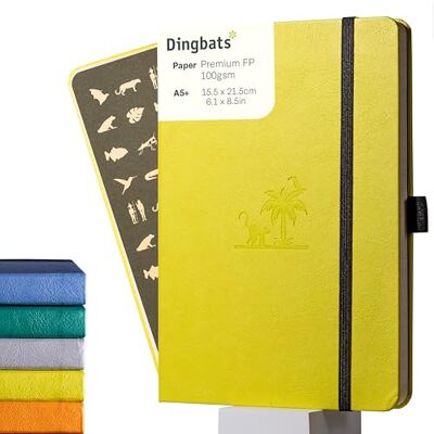 Dingbats* Notebooks Dingbats* Earth Caderno A5 Pontilhado Médio Bloco de Notas com Capa Dura de PU Elástico, Suporte para Canetas, Marcador Dingbats* Notebooks Dingbats* Earth Caderno A5 Pontilhado Médio Bloco de Notas com Capa Dura de PU Elástico, Suporte para Canetas, Marcador