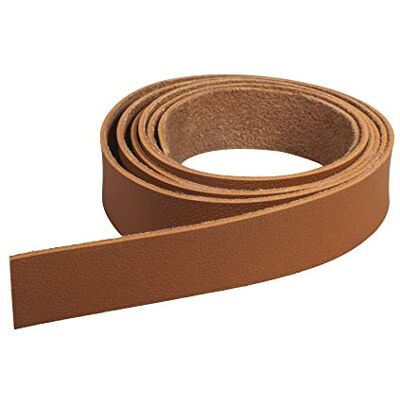 Rayher Fita de couro sintético, 138 x 2 cm, cor castanho cobre, tira de couro sintético para trabalhos manuais Rayher Fita de couro sintético, 138 x 2 cm, cor castanho cobre, tira de couro sintético para trabalhos manuais