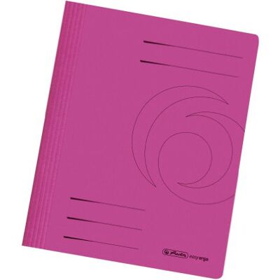 herlitz Cabo Lote de pastas com encadernador (10 unidades, A4), cor-de-rosa herlitz Cabo Lote de pastas com encadernador (10 unidades, A4), cor-de-rosa