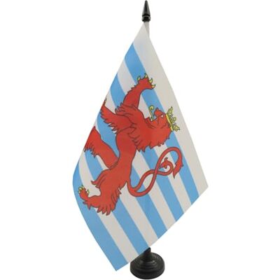 AZ FLAG Bandeira de mesa de LUXEMBURGO com leão 21 x 14 cm bandeira de despacho LUXEMBURGUESA com LEÃO 14 x 21 cm AZ FLAG Bandeira de mesa de LUXEMBURGO com leão 21 x 14 cm bandeira de despacho LUXEMBURGUESA com LEÃO 14 x 21 cm