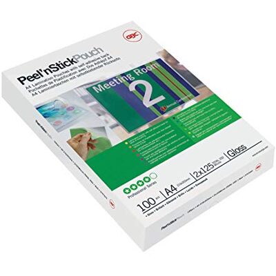 GBC Carteiras DIN A4 auto-adesivas (216 x 303) 2 x 75 mícras (caixa de 25) GBC Carteiras DIN A4 auto-adesivas (216 x 303) 2 x 75 mícras (caixa de 25)