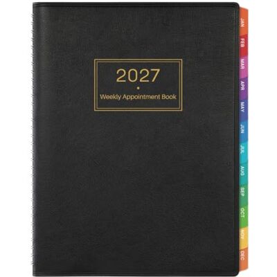 Artfan Agenda 2021 Semana vista, agenda 2021 A4 com planeador por hora e 15 minutos, 21,8 x 29 cm, livro de encontros com capa macia e anéis, preto con intervalos de 15 minutos, cubierta blanda de imitación de cuero, calendario de citas con encuadernaci Artfan Agenda 2021 Semana vista, agenda 2021 A4 com planeador por hora e 15 minutos, 21,8 x 29 cm, livro de encontros com capa macia e anéis, preto con intervalos de 15 minutos, cubierta blanda de imitación de cuero, calendario de citas con encuadernaci