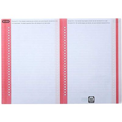 Elba -270 Etiquetas brancas para pastas suspensas para armário. 10 folhas A5 com 27 etiquetas cada. Etiquetas brancas com bordas coloridas. Elba -270 Etiquetas brancas para pastas suspensas para armário. 10 folhas A5 com 27 etiquetas cada. Etiquetas brancas com bordas coloridas.