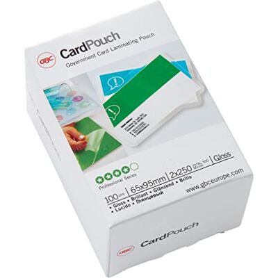 GBC Carteiras de plastificação para cartões Plastificador (transparente, polietileno, brilhante, 0,5 mm, China, 60 mm) GBC Carteiras de plastificação para cartões Plastificador (transparente, polietileno, brilhante, 0,5 mm, China, 60 mm)