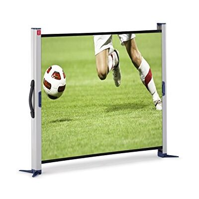 Nobo Tela de projetor portátil ideal para apresentações, superfície mate cor branca com suporte e capa de alumínio, 1040 x 750 mm, Nobo Tela de projetor portátil ideal para apresentações, superfície mate cor branca com suporte e capa de alumínio, 1040 x 750 mm,