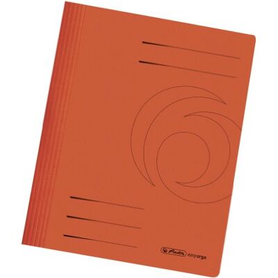 herlitz Pastas (10 unidades, A4, cartão), cor laranja escuro herlitz Pastas (10 unidades, A4, cartão), cor laranja escuro