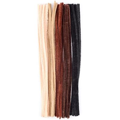 Creative 1601-001 Limpadores de tubos para trabalhos manuais, fibra sintética, castanho, 30 x 0,8 x 0,1 cm, 50 Creative 1601-001 Limpadores de tubos para trabalhos manuais, fibra sintética, castanho, 30 x 0,8 x 0,1 cm, 50