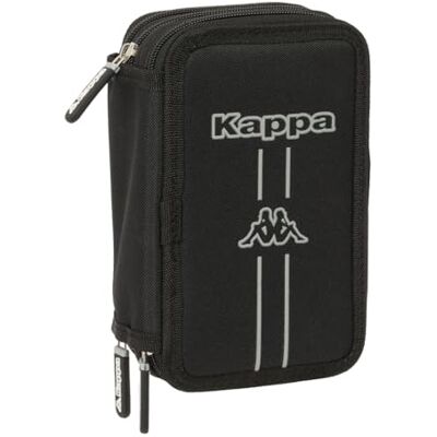 safta Kappa Dark Estojo escolar com 37 úteis incluídos, estojo infantil, estojo para crianças, ideal para crianças dos 5 aos 14 anos, confortável e versátil, qualidade e resistência, 12,5 x 5,5 x 19,5 safta Kappa Dark Estojo escolar com 37 úteis incluídos, estojo infantil, estojo para crianças, ideal para crianças dos 5 aos 14 anos, confortável e versátil, qualidade e resistência, 12,5 x 5,5 x 19,5
