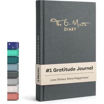UrBestSelf O Diário de 6 Minutos (El Diario de 6 Minutos em inglês) 6 Minutos por Dia para Mais Mindfulness, Felicidade e Produtividade Um Diário de Gratidão Simples e Eficaz (preto) UrBestSelf O Diário de 6 Minutos (El Diario de 6 Minutos em inglês) 6 Minutos por Dia para Mais Mindfulness, Felicidade e Produtividade Um Diário de Gratidão Simples e Eficaz (preto)