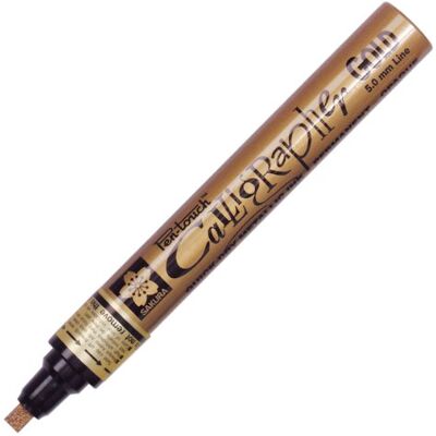 SAKURA PEN-TOUCH CALIGR.MED ouro# SAKURA PEN-TOUCH CALIGR.MED ouro#