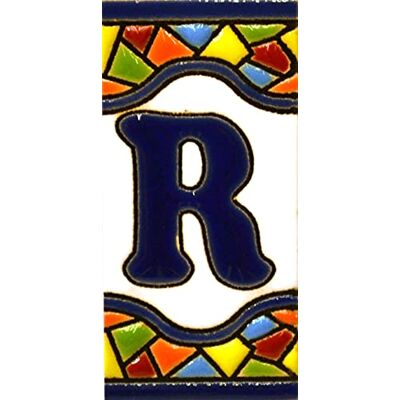 ART Sinais com números e letras em azulejo de cerâmica policromada, pintados à mão em técnica corda seca para placas com nomes, endereços e sinais. Texto personalizável. Design MOSAICO MINI 7,3 cm x 3,5 ART Sinais com números e letras em azulejo de cerâmica policromada, pintados à mão em técnica corda seca para placas com nomes, endereços e sinais. Texto personalizável. Design MOSAICO MINI 7,3 cm x 3,5