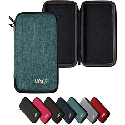 WYNGS Capa protetora turquesa compatível com a calculadora TI-Nspire CX II-T CAS WYNGS Capa protetora turquesa compatível com a calculadora TI-Nspire CX II-T CAS