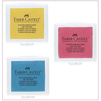 Faber-Castell Borracha moldável, (3, seleção aleatória) Faber-Castell Borracha moldável, (3, seleção aleatória)