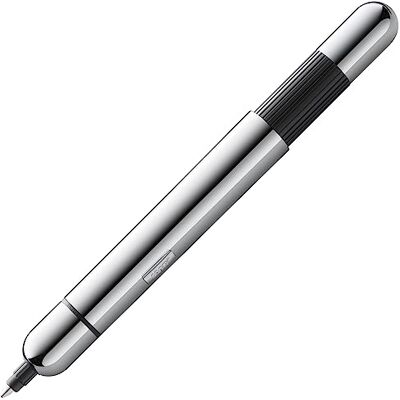 Lamy pico chrome caneta caneta de bolso inovadora com um clique em tamanho completo corpo metálico e largura de traço M recarga compacta M 22 em preto incl. Lamy pico chrome caneta caneta de bolso inovadora com um clique em tamanho completo corpo metálico e largura de traço M recarga compacta M 22 em preto incl.