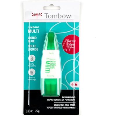 Tombow Macacão multi Cola líquida branca para artesanato quantidade 25 ml Tombow Macacão multi Cola líquida branca para artesanato quantidade 25 ml