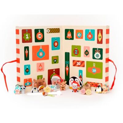 Mr. Wonderful – Calendário de Advento com 24 Surpresas – Porta-chaves, Carimbos, Borrachas, Adesivos, Minicadernetas, Bonequinhos 3D e Caneta Bo-Bo – Presente Original de Natal Mr. Wonderful – Calendário de Advento com 24 Surpresas – Porta-chaves, Carimbos, Borrachas, Adesivos, Minicadernetas, Bonequinhos 3D e Caneta Bo-Bo – Presente Original de Natal