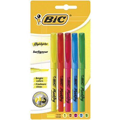 BIC Brite Liner Marcadores fluorescentes (5 unidades) BIC Brite Liner Marcadores fluorescentes (5 unidades)