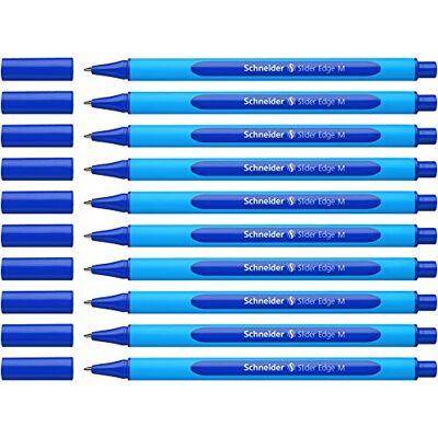SCHNEIDER Caneta esferográfica (10 unidades, tampa, tinta azul), cor azul SCHNEIDER Caneta esferográfica (10 unidades, tampa, tinta azul), cor azul