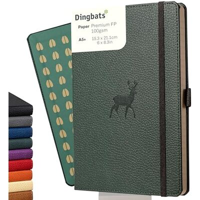 Dingbats* Notebooks Dingbats* Wildlife A5+ Green Deer Notebook Lined Dingbats* Notebooks Dingbats* Wildlife A5+ Green Deer Notebook Lined