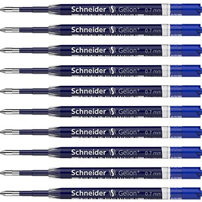 SCHNEIDER Gelion 39 Recarga gel para caneta (lote de 10 unidades), cor azul SCHNEIDER Gelion 39 Recarga gel para caneta (lote de 10 unidades), cor azul