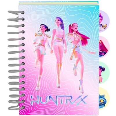 Safta K-POP Demon Hunters STATIONERY Bloco de notas A6, livreta, cadernos, ideal para crianças na idade escolar, confortável e versátil, resistência, 10,5 x 14,8 cm Safta K-POP Demon Hunters STATIONERY Bloco de notas A6, livreta, cadernos, ideal para crianças na idade escolar, confortável e versátil, resistência, 10,5 x 14,8 cm
