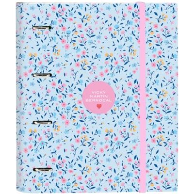 safta VMB PARAÍSO Pasta de 4 anéis de 35 cm com 100 folhas A4, ideal para crianças de diferentes idades, confortável e versátil, qualidade e resistência, 27 x 3,5 x 32 cm safta VMB PARAÍSO Pasta de 4 anéis de 35 cm com 100 folhas A4, ideal para crianças de diferentes idades, confortável e versátil, qualidade e resistência, 27 x 3,5 x 32 cm