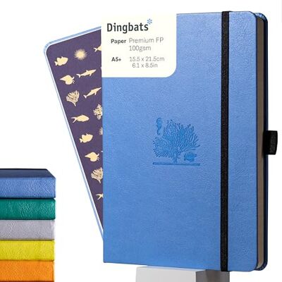 Dingbats* Notebooks Dingbats* Earth Caderno A5 Pontilhado Médio Fichário de Capa Dura em PU Elástico, Suporte para canetas, Marcador Dingbats* Notebooks Dingbats* Earth Caderno A5 Pontilhado Médio Fichário de Capa Dura em PU Elástico, Suporte para canetas, Marcador