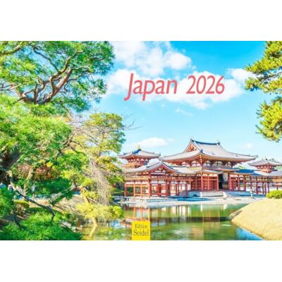 Edition Seidel Calendário premium Japão 2026, formato DIN A4, calendário de parede, Ásia-Pacífico, Tóquio Fuji, parque nacional templo Edition Seidel Calendário premium Japão 2026, formato DIN A4, calendário de parede, Ásia-Pacífico, Tóquio Fuji, parque nacional templo