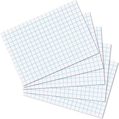 herlitz Karteikarten, DIN A8, Kariert, weiß herlitz Karteikarten, DIN A8, Kariert, weiß