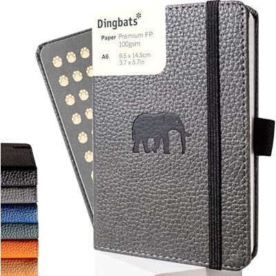 Dingbats* Notebooks Dingbats* Vida Silvestre Caderno A6 Pontilhado Bloco de Notas de Bolso com Capa Dura em PU Fecho Elástico, Suporte para Canetas, Marcador (Vida Silvestre) Dingbats* Notebooks Dingbats* Vida Silvestre Caderno A6 Pontilhado Bloco de Notas de Bolso com Capa Dura em PU Fecho Elástico, Suporte para Canetas, Marcador (Vida Silvestre)