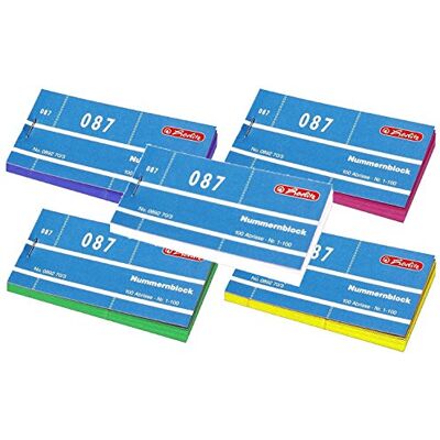 herlitz Blocos numéricos 892703, número 1-1000, 10 blocos de 100 demolições herlitz Blocos numéricos 892703, número 1-1000, 10 blocos de 100 demolições