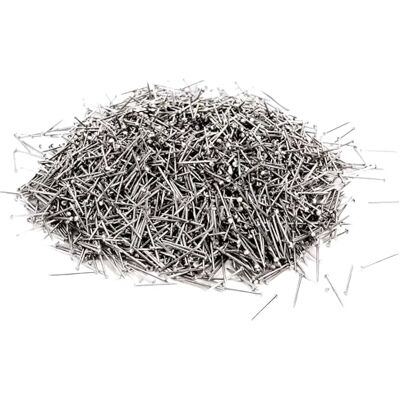 ORGANIZABEL 3000 pinos, pinos de cabeça e alfinetes com cabeça de 13 mm para trabalhos manuais, costura e projetos DIX prateados ORGANIZABEL 3000 pinos, pinos de cabeça e alfinetes com cabeça de 13 mm para trabalhos manuais, costura e projetos DIX prateados