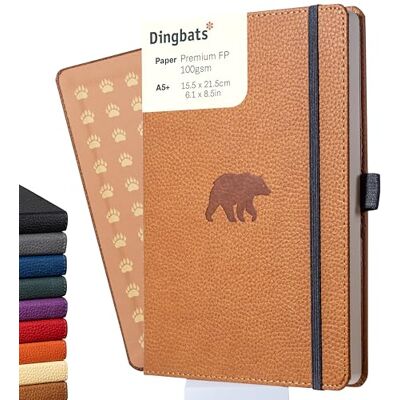 Dingbats* Notebooks Dingbats* Vida Silvestre Cuaderno A5 Cuadriculado Mediano Libreta de Tapa Dura Cuero PU Cierre Elástico, Soporte para bolígrafos, Marcador Dingbats* Notebooks Dingbats* Vida Silvestre Cuaderno A5 Cuadriculado Mediano Libreta de Tapa Dura Cuero PU Cierre Elástico, Soporte para bolígrafos, Marcador