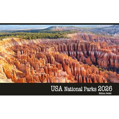 Edition Seidel Calendário de parede premium, 2026 dos parques nacionais dos EUA, formato DIN A4, Grand Canyon, Sion Yosemite Bryce Edition Seidel Calendário de parede premium, 2026 dos parques nacionais dos EUA, formato DIN A4, Grand Canyon, Sion Yosemite Bryce