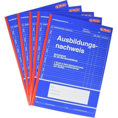herlitz Livro de registo para professores (A4, 28 folhas, 5 unidades, em alemão) herlitz Livro de registo para professores (A4, 28 folhas, 5 unidades, em alemão)