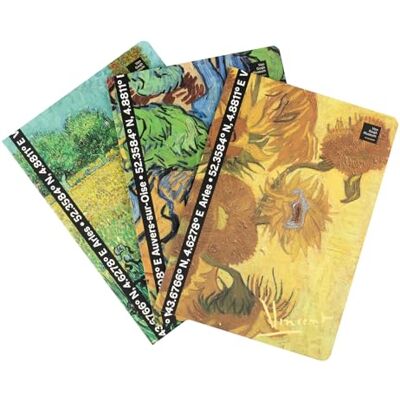 Grupo Erik Van Gogh Livres A5 pacote de cadernos A5 Grupo Erik Van Gogh Livres A5 pacote de cadernos A5