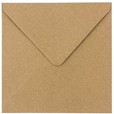 Ideen mit Herz Envelopes de papel estampado, 100 unidades, envelopes de 110 g/m² para cartões de felicitações, convite, cartões de aniversário 17 x 17 cm Ideen mit Herz Envelopes de papel estampado, 100 unidades, envelopes de 110 g/m² para cartões de felicitações, convite, cartões de aniversário 17 x 17 cm