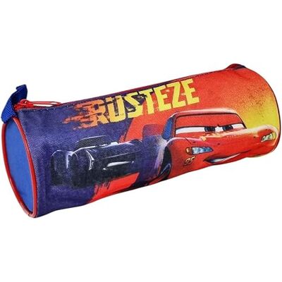 Disney Pixar Cars Radiator Springs Estojo tubular cilíndrico para a escola, medidas 22 x 8 cm, transparente, estojo com fecho de correr Disney Pixar Cars Radiator Springs Estojo tubular cilíndrico para a escola, medidas 22 x 8 cm, transparente, estojo com fecho de correr