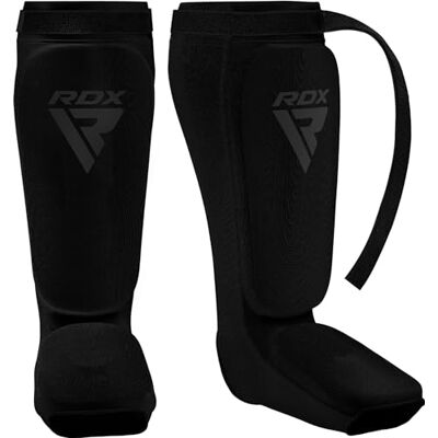RDX Proteções de Canela para Kickboxing Muay Thai, Aprovado pela SATRA, Proteção de Canela e Empeine, Proteção de Perna para MMA, Shin Guard para Sparring, Boxe, BJJ, Karatê, Treinamento RDX Proteções de Canela para Kickboxing Muay Thai, Aprovado pela SATRA, Proteção de Canela e Empeine, Proteção de Perna para MMA, Shin Guard para Sparring, Boxe, BJJ, Karatê, Treinamento