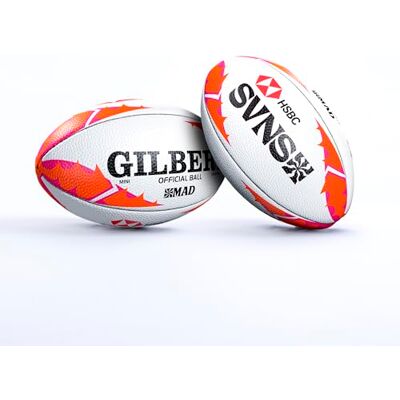 Gilbert- Bola Rugby Gilbert réplica mini HSBC SVNS Madrid, tamanho mini Gilbert- Bola Rugby Gilbert réplica mini HSBC SVNS Madrid, tamanho mini