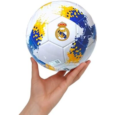 Real Madrid Bola pequeno design pixelado tamanho 1 produto oficial Real Madrid Bola pequeno design pixelado tamanho 1 produto oficial