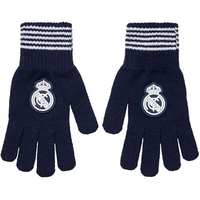Real Madrid Luvas oficiais de futebol, azul Real Madrid Luvas oficiais de futebol, azul
