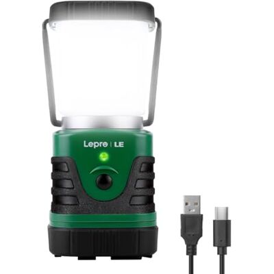 Lepro Lanterna de campismo LED recarregável, luz de campismo 1000 LM, lanterna de campismo 4 modos de luz de emergência, luz de tenda resistente à água para acampar, caminhar, pescar, cortes de Lepro Lanterna de campismo LED recarregável, luz de campismo 1000 LM, lanterna de campismo 4 modos de luz de emergência, luz de tenda resistente à água para acampar, caminhar, pescar, cortes de