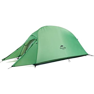 Naturehike Cloud up 1 pessoa tenda para mochileiros para tenda de cúpula leve para acampar e caminhadas para 1 homem (atualização verde 210 T) Naturehike Cloud up 1 pessoa tenda para mochileiros para tenda de cúpula leve para acampar e caminhadas para 1 homem (atualização verde 210 T)