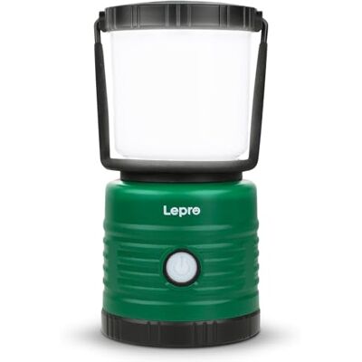 Lanterna de acampamento Lepro - 1500 lúmens, bateria, ajustável, à prova d’água Lanterna de acampamento Lepro - 1500 lúmens, bateria, ajustável, à prova d’água