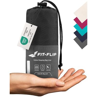 Fit-Flip Lençol saco de dormir, 100% algodão Fit-Flip Lençol saco de dormir, 100% algodão