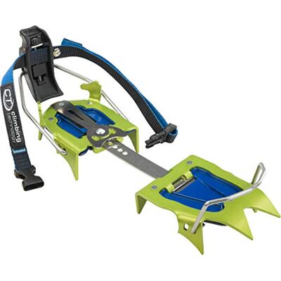 Climbing Technology Snow Flex Automatic Crampom unissexo para adulto, verde, tamanho regulável Climbing Technology Snow Flex Automatic Crampom unissexo para adulto, verde, tamanho regulável