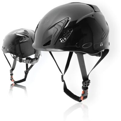 Kong Capacete leve com calota em ABS, cor preta, tamanho universal (52-63 cm) Kong Capacete leve com calota em ABS, cor preta, tamanho universal (52-63 cm)